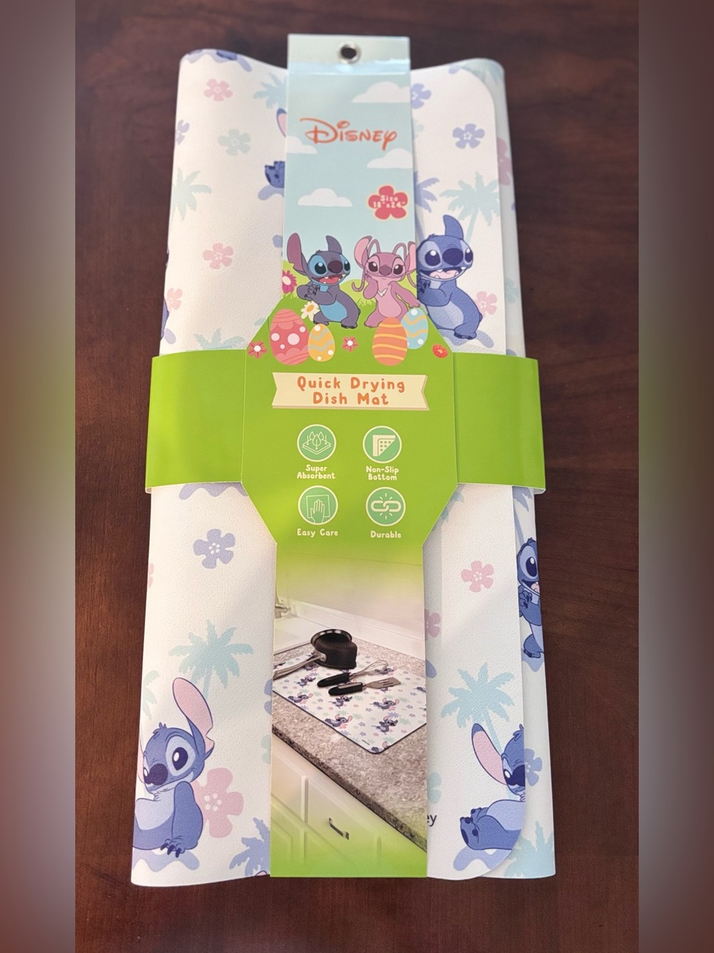 Disney Stitch Quick Drying Dish Mat